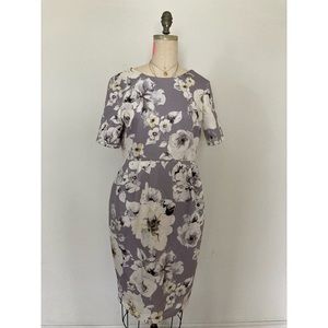 ASOS grey floral dress